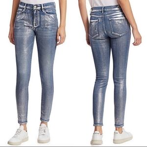 FRAME LE Skinny DJ Canon Foil Jeans